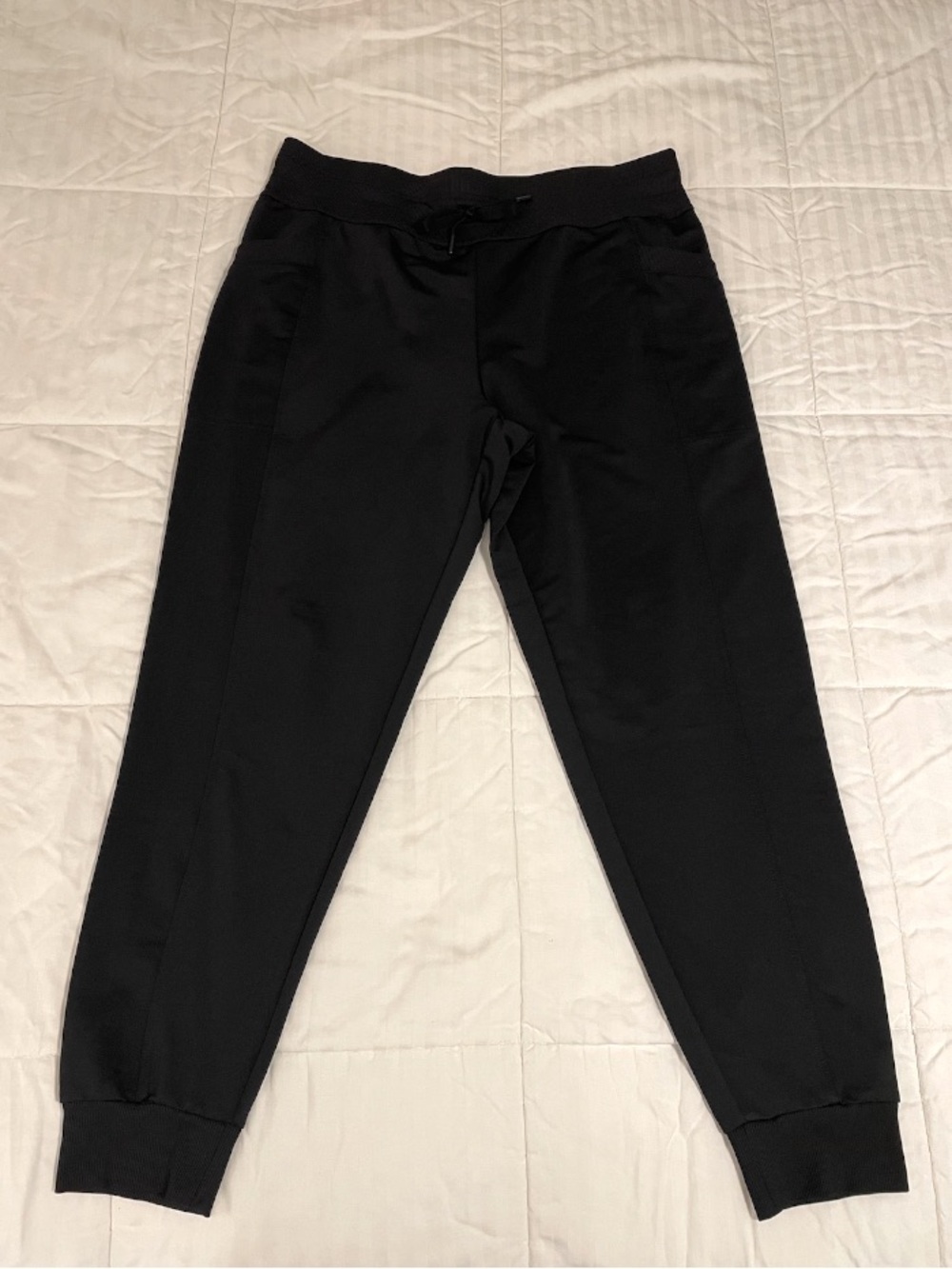 32 Degree Heat Jogger Sweatpants Skinny Tapered Pull On Black Size Large EUC